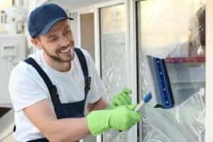 Professional window cleaner